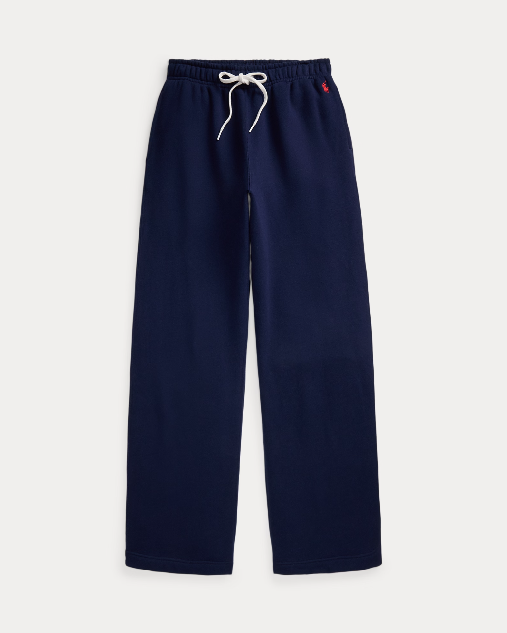 Drawstring Wide-leg Tracksuit Bottoms Navy