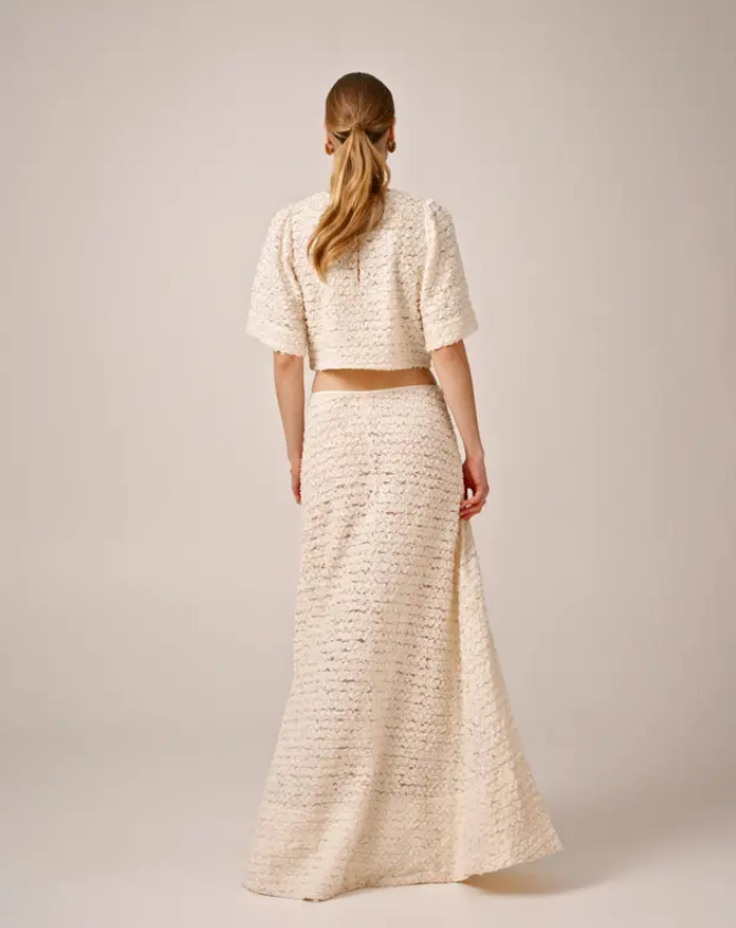 Lace Blouse PF25 Vintage White
