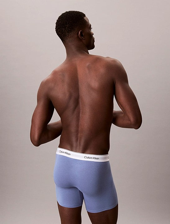 Boxer Brief 3PK White/ Blue / Turbulence