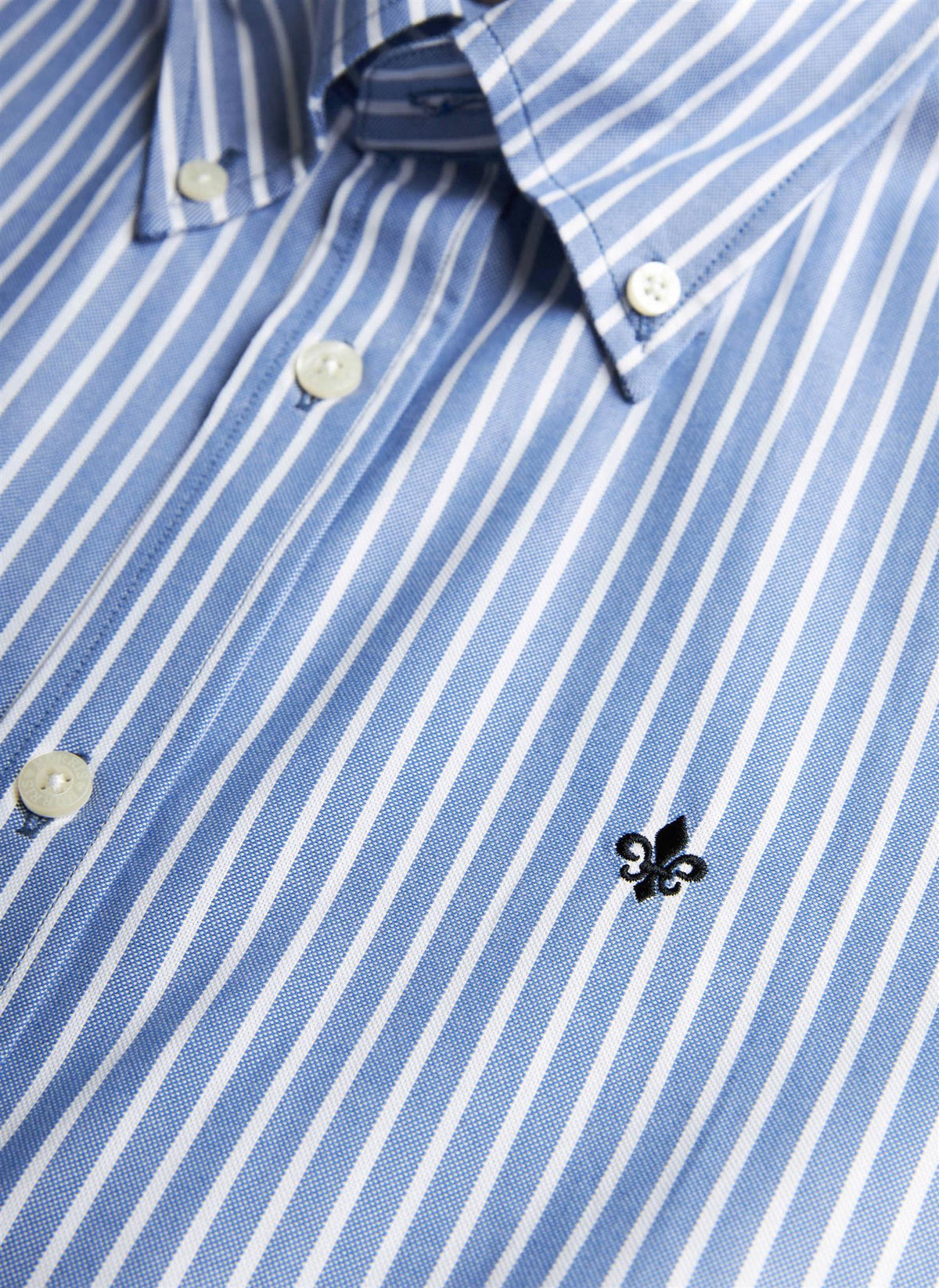 Fine Oxford Shirt-Slim Fit Blue