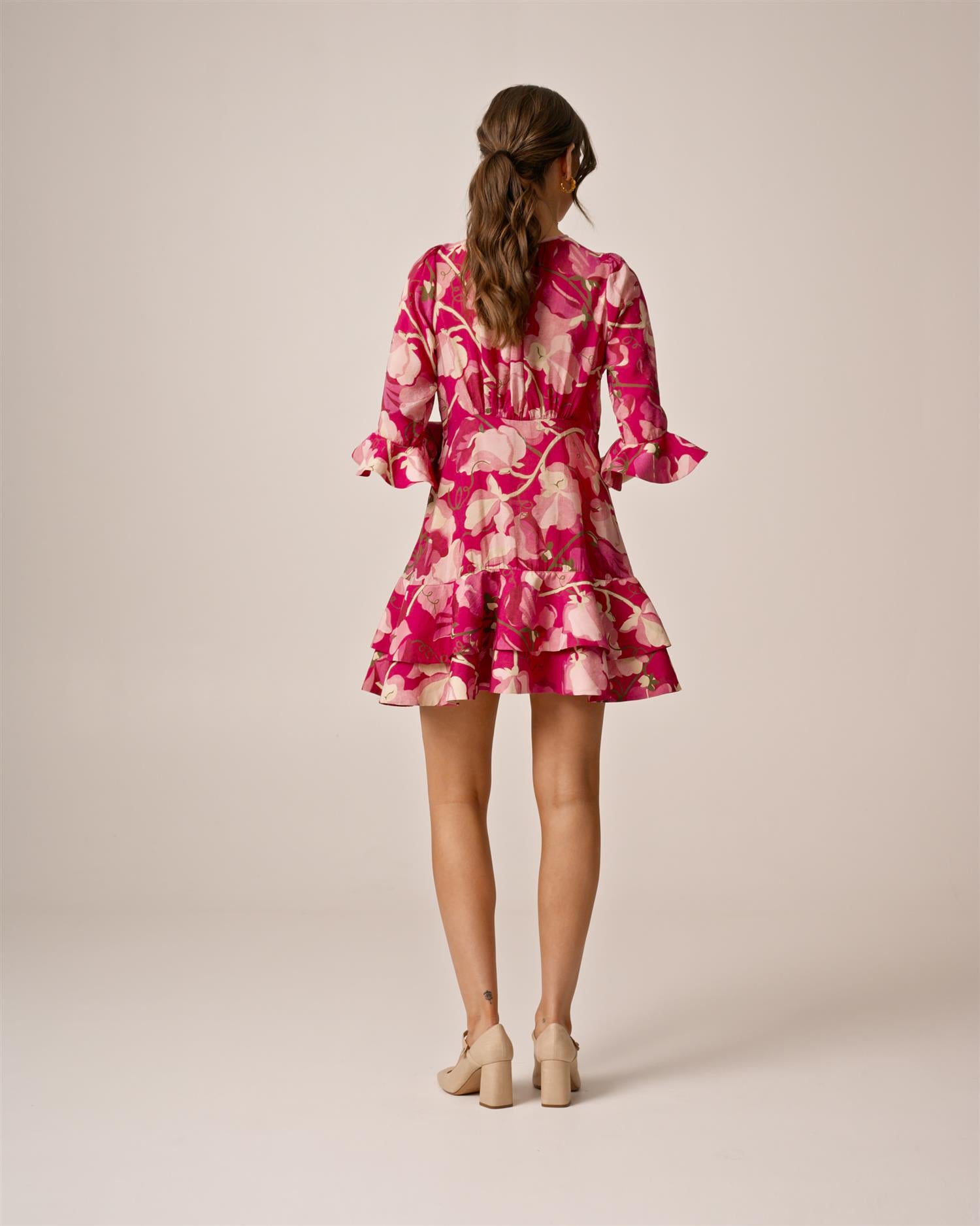 Viscose Mini Dress PF25 Amour