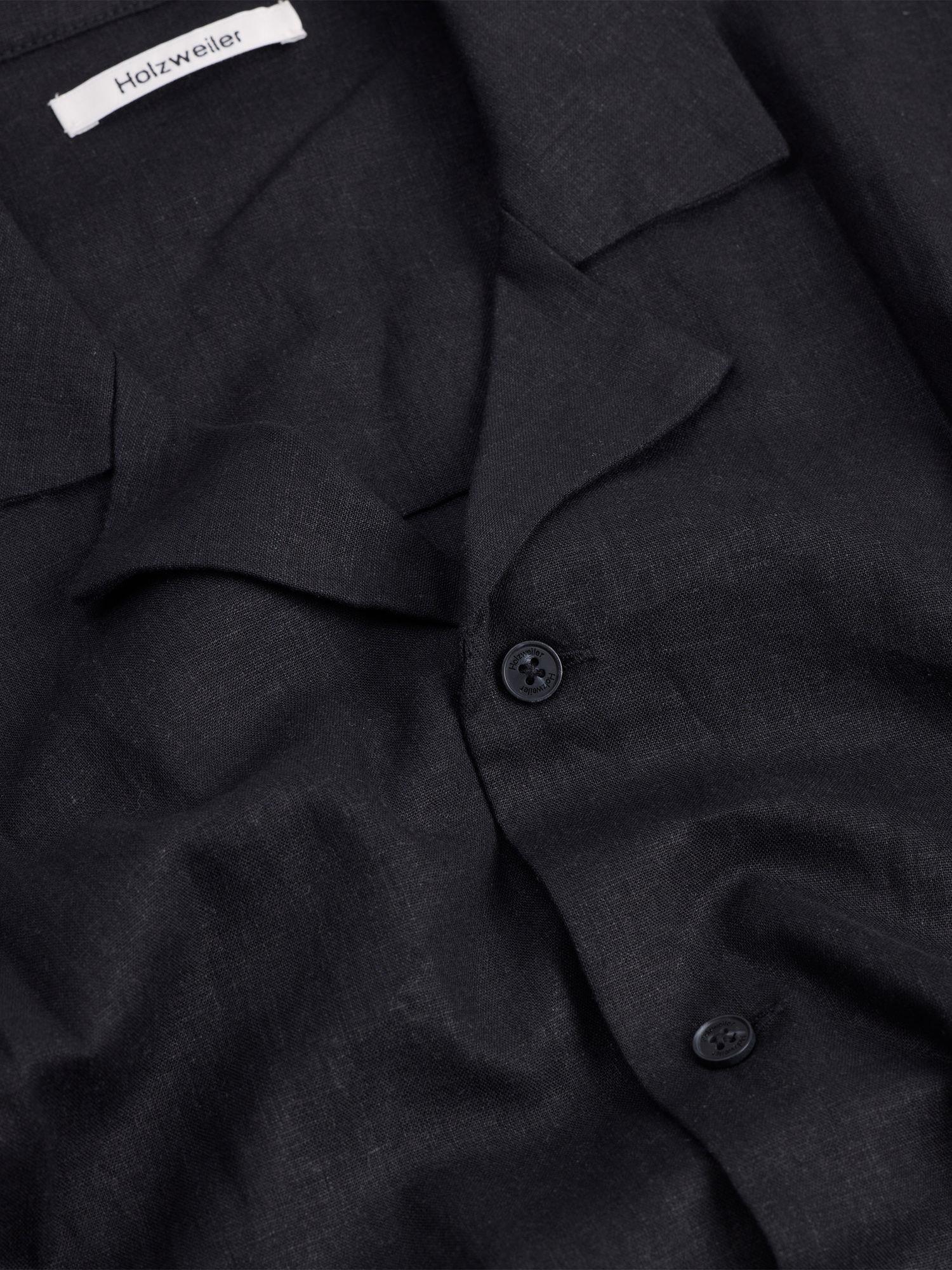 Pier Linen Shirt Black