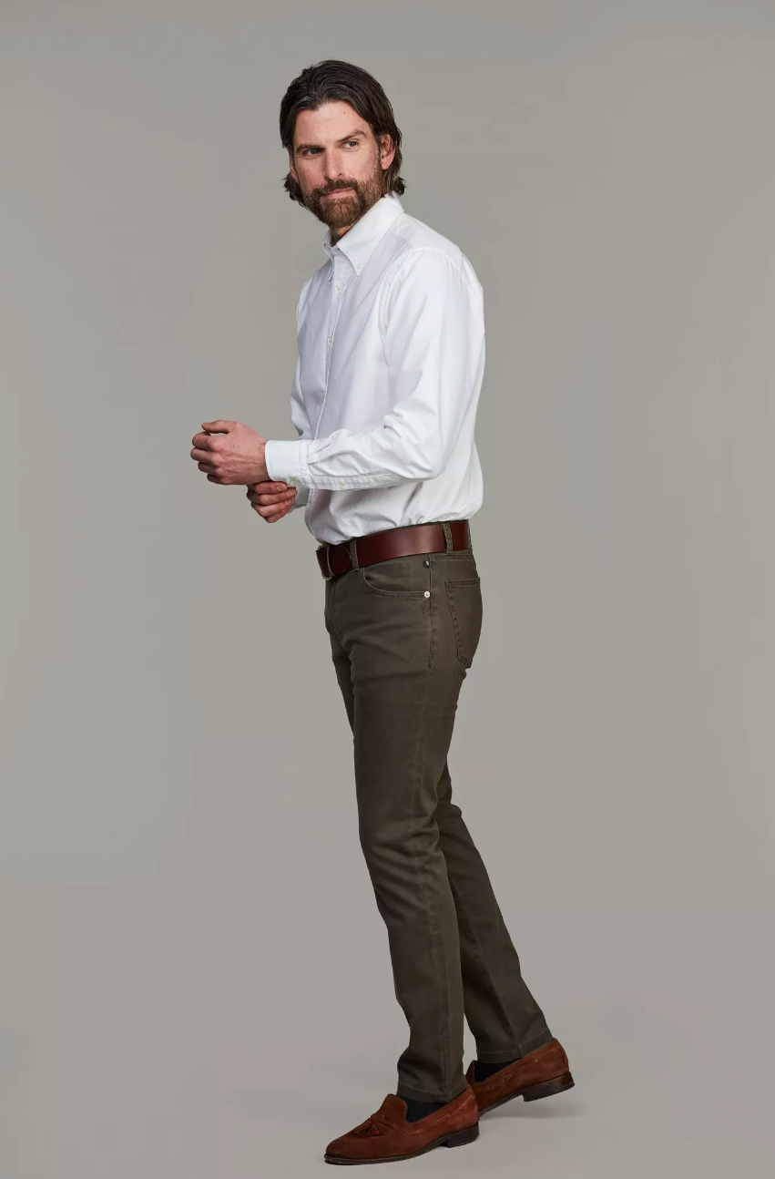 5-PKT Silk Touch Okado Dark Green