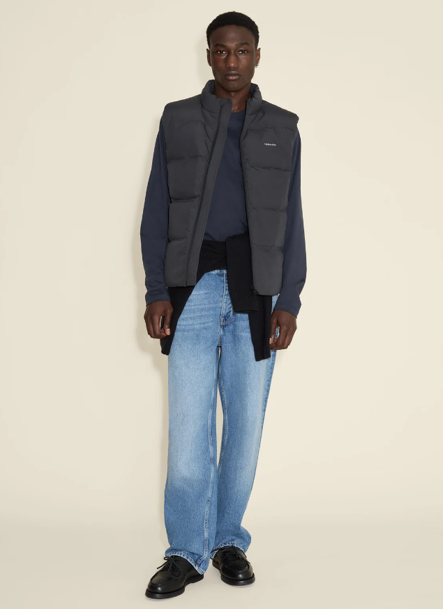 DAFF DOWN VEST - Grey