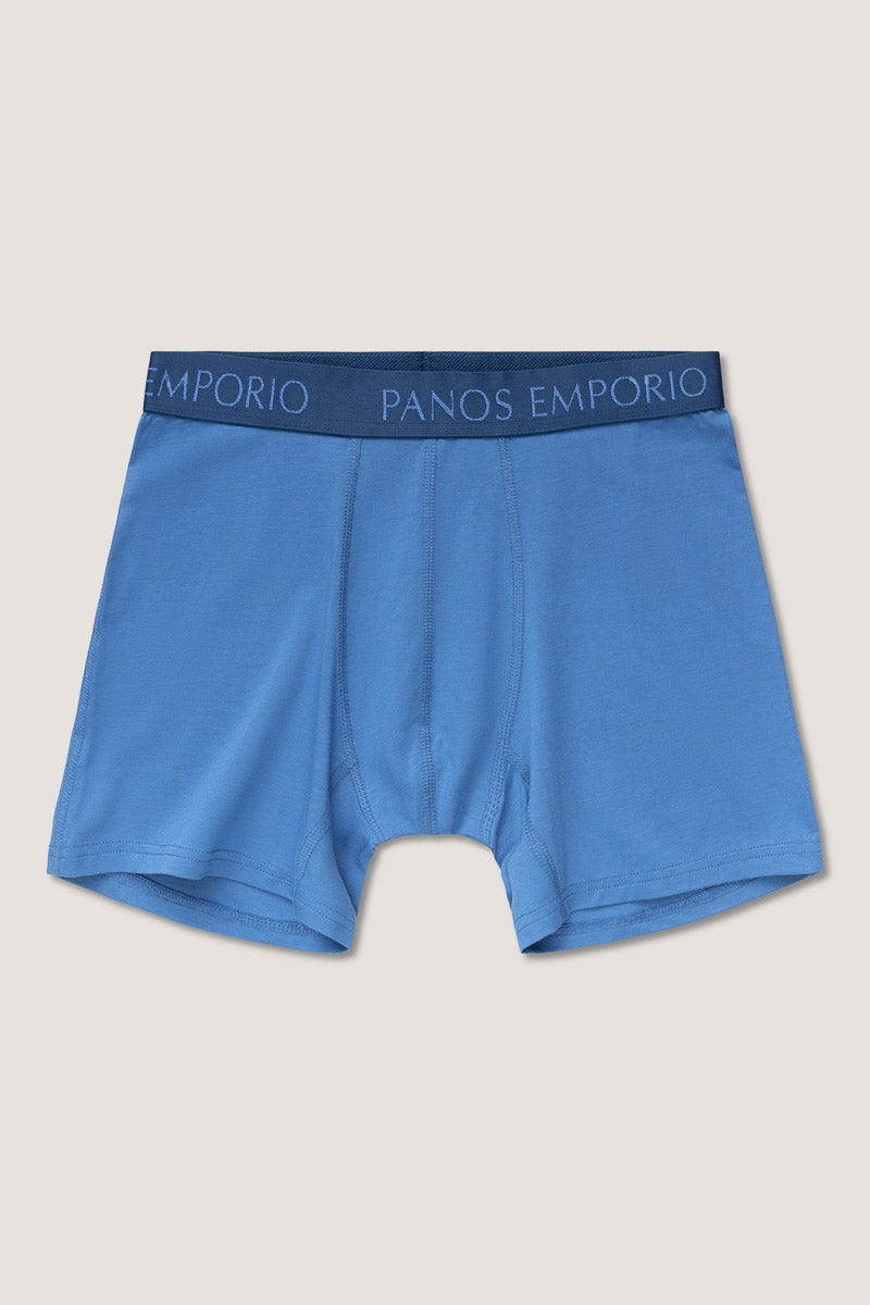 3pk Base Bamboo Boxer Poseidon/high tide/blue meander