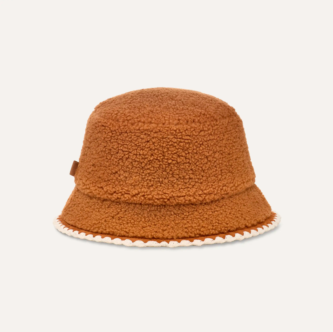 UGGfluff Scalloped Hat Chestnut