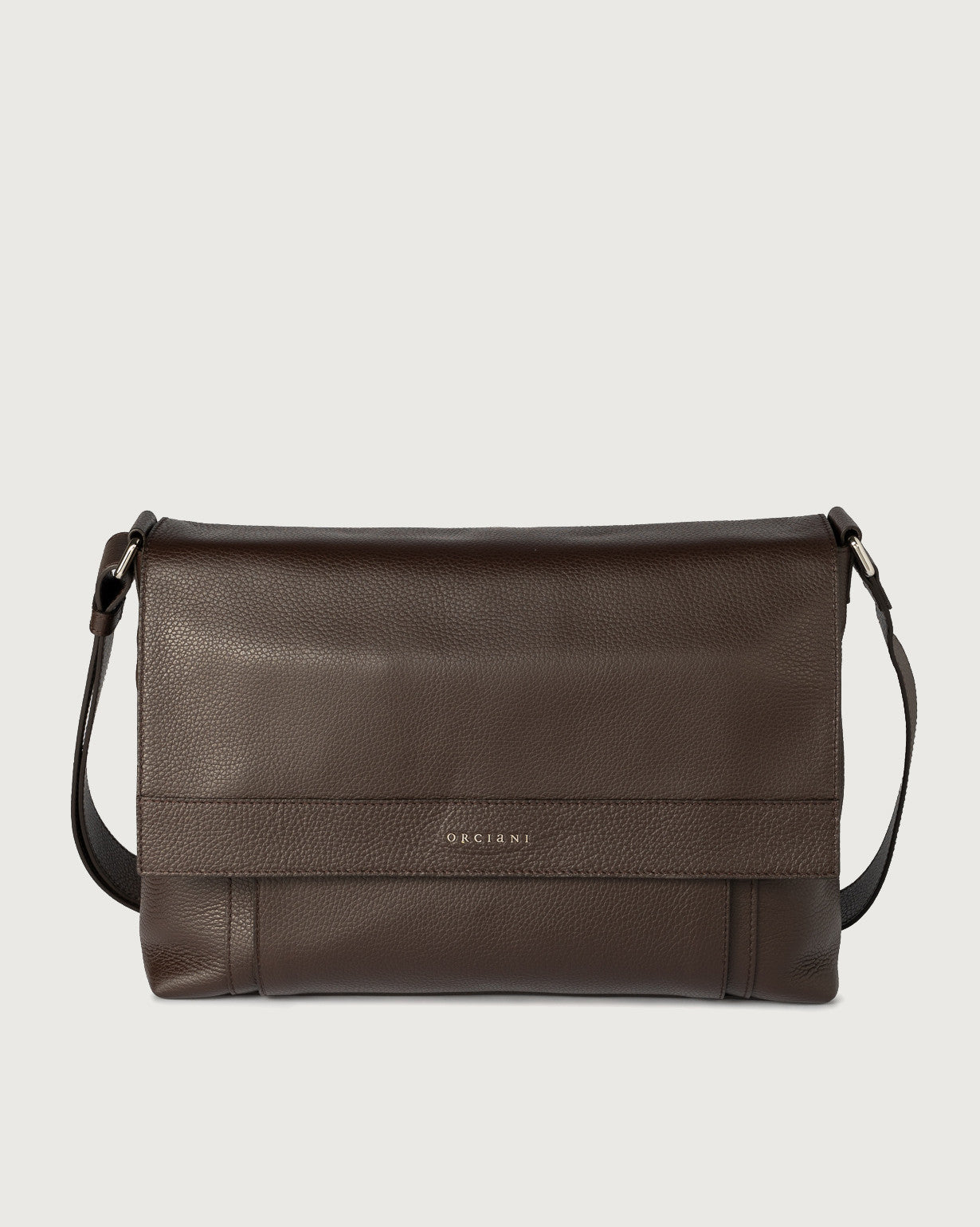 Micron dollar leather messenger bag Ebony