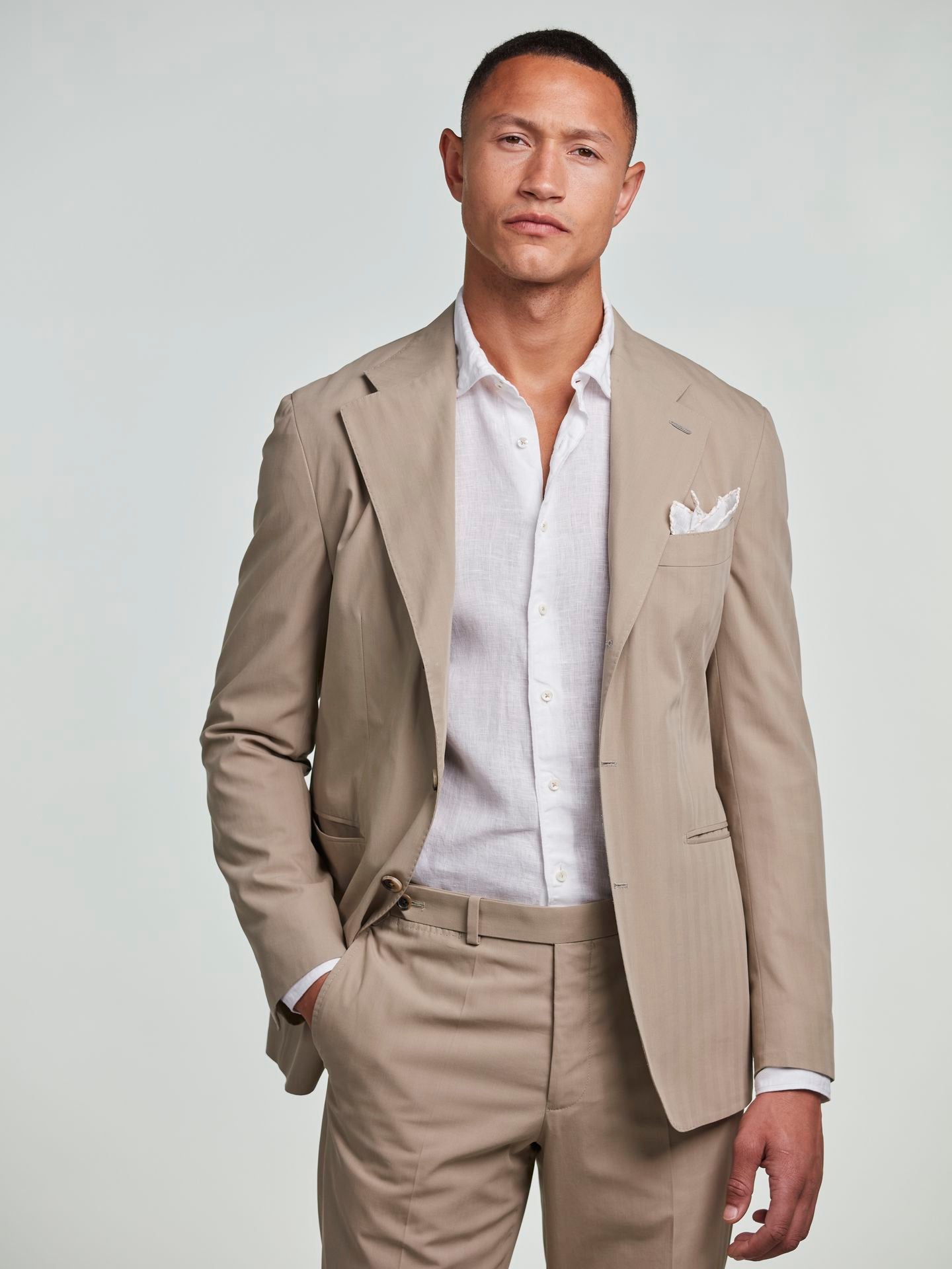 Regular White Linen Casual Shirt