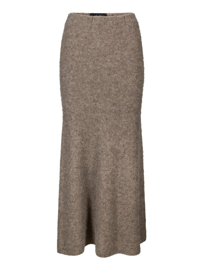 Marika Alpaca Skirt Walnut
