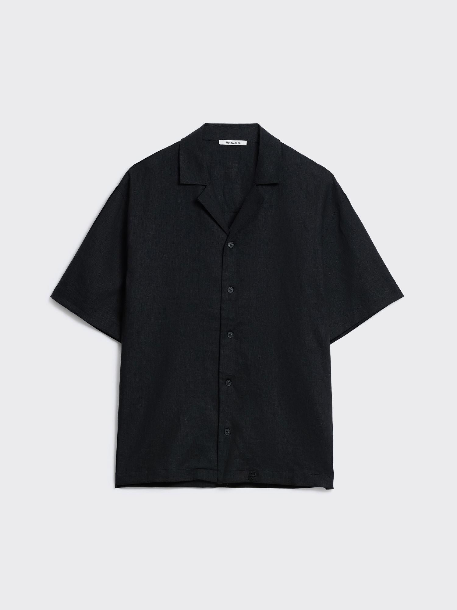 Pier Linen Shirt Black