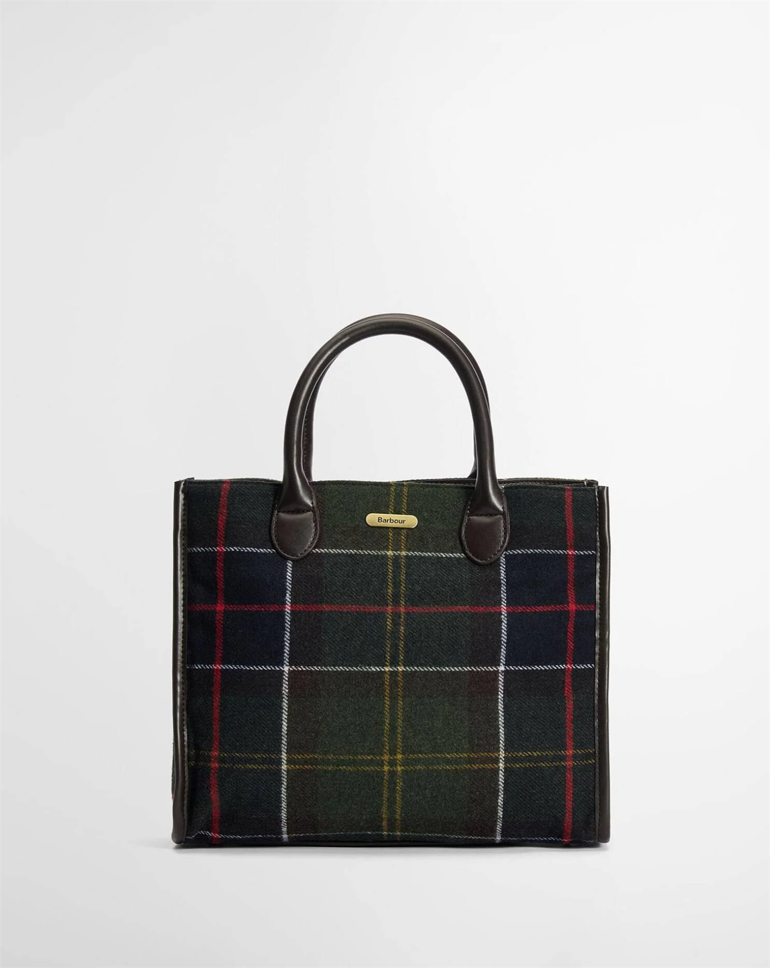Barrhill Tartan Tote Bag Olive
