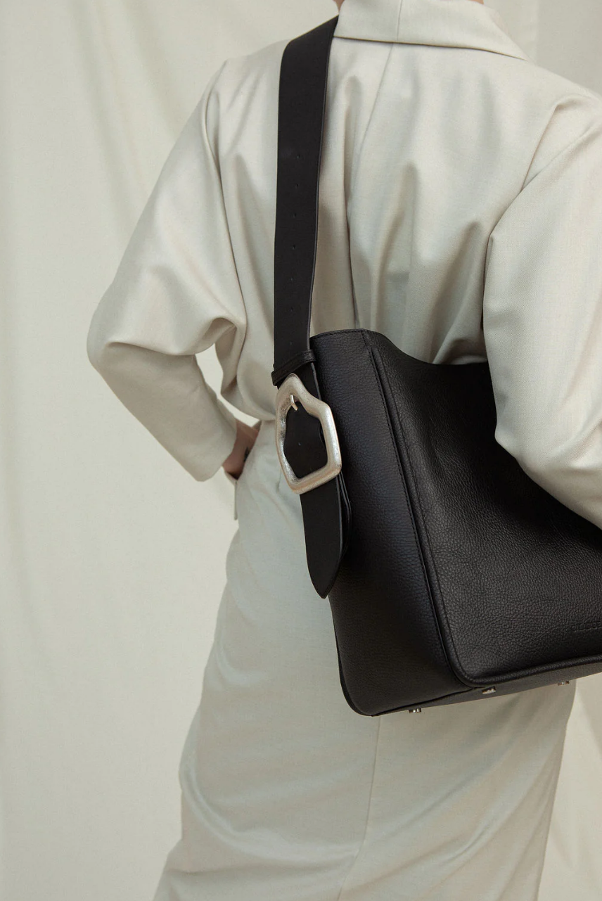 Masago Umber Suede Tote Bag