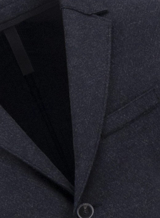 Boxy Coat Jacquard Herringbone