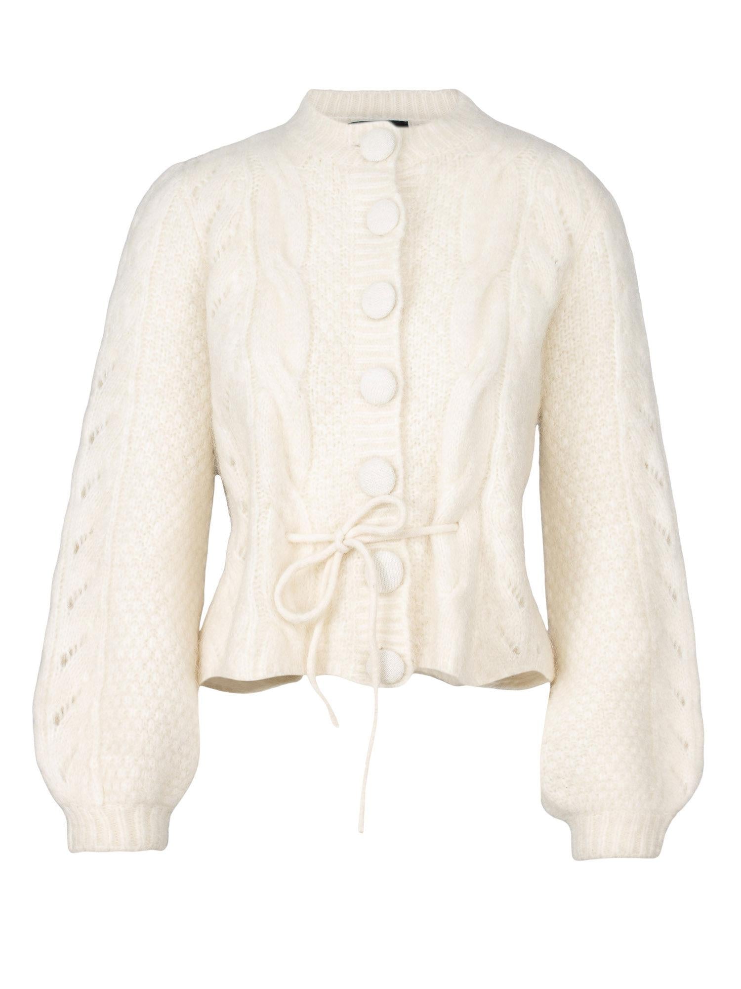 Sophia Chunky Cardigan Brigh White