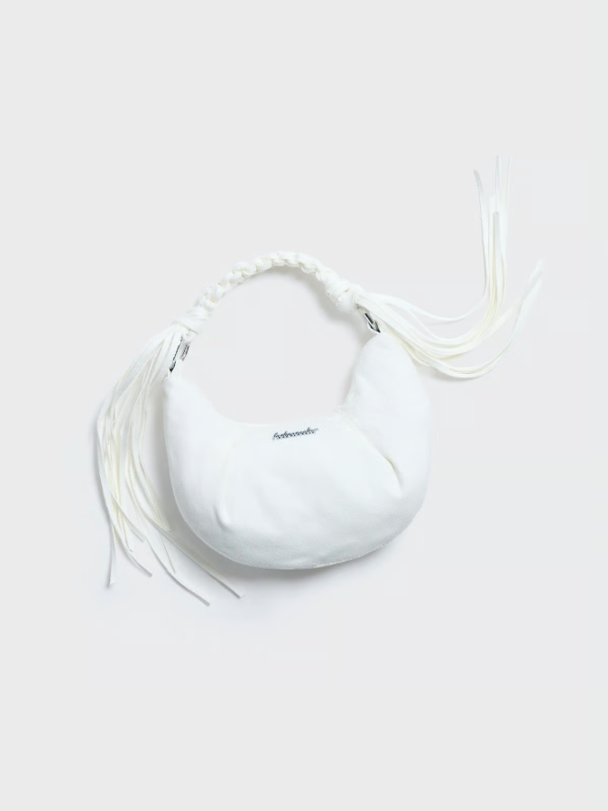 Cocoon Denim Micro Bag White