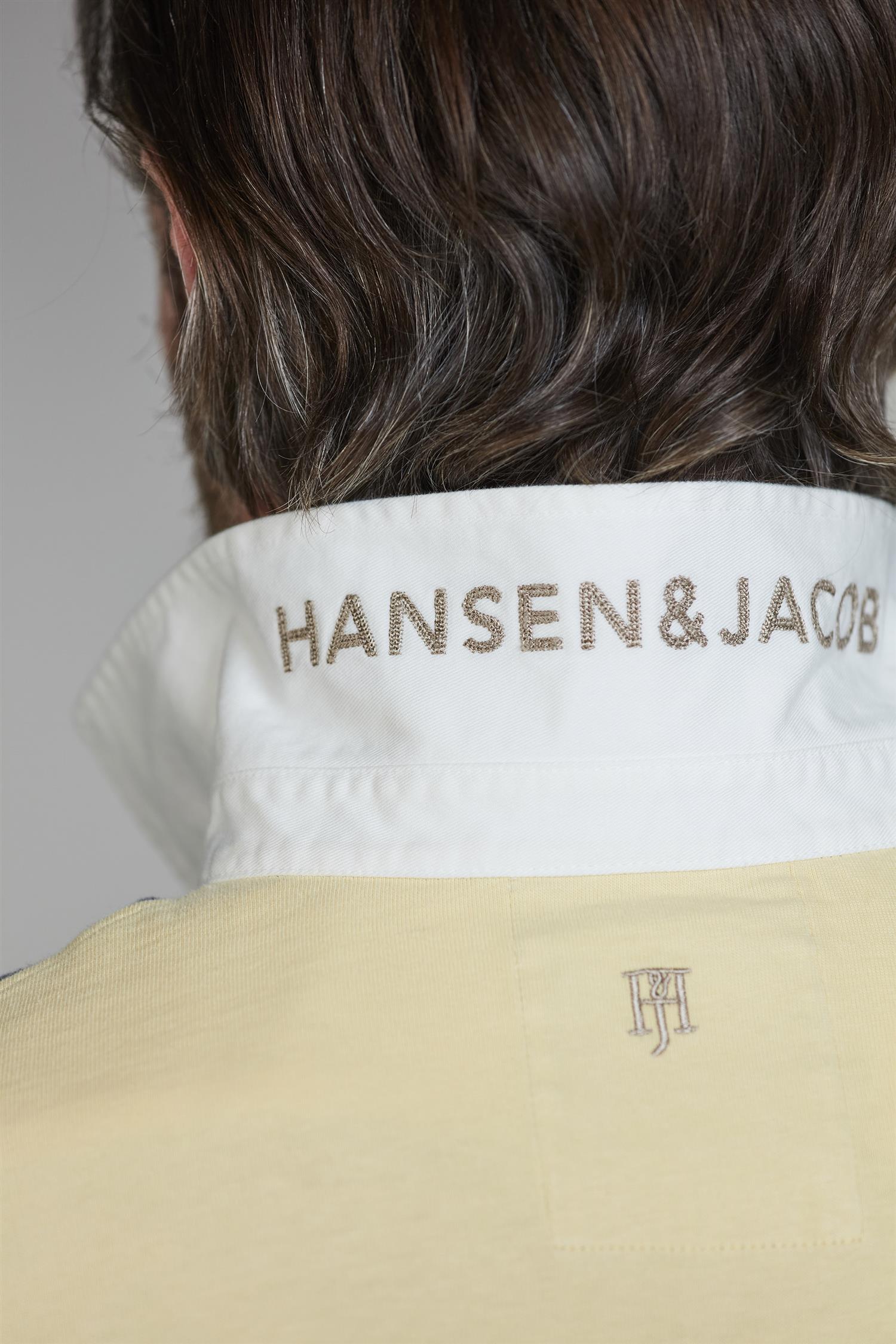 Stripe Back Rugger Navy