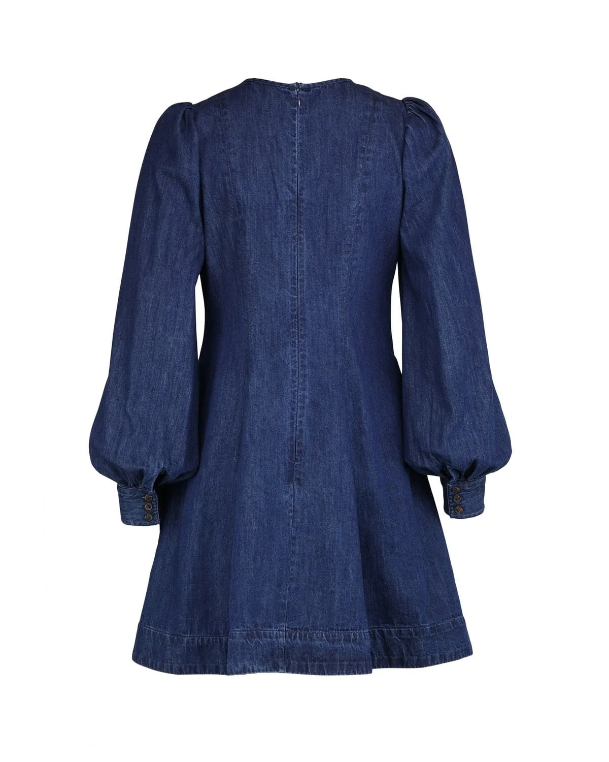 Denim Fitted Dress AW26 Denim Blue