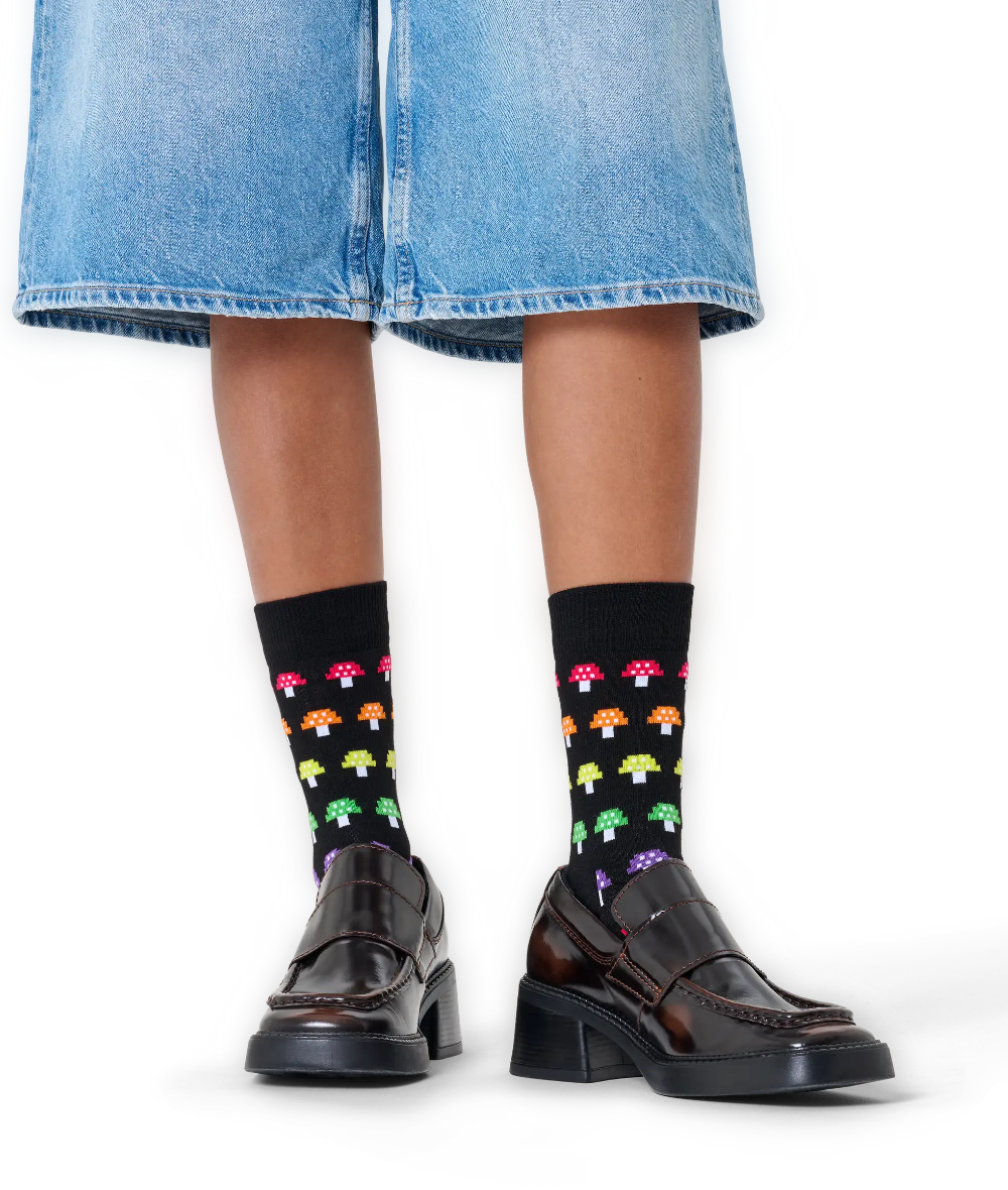 Mushroom Stripe Sock 41-46