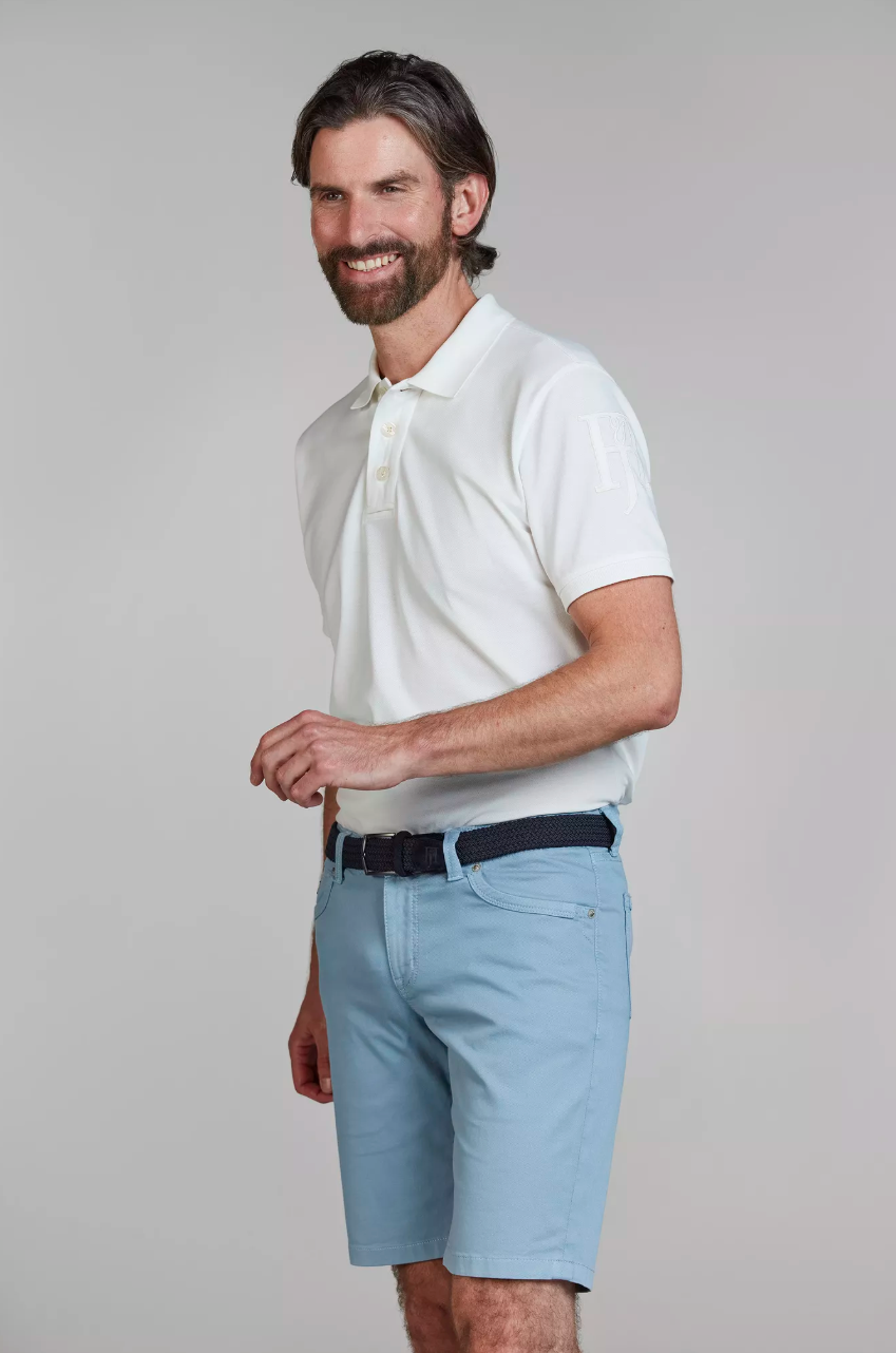 5-PKT Pan Oxford Shorts Blue