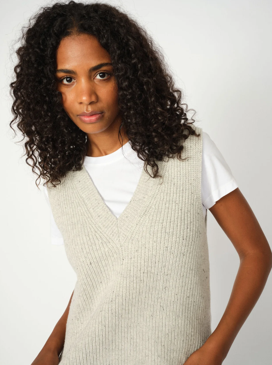 MMZhara Thyra Knit West Light Grey Mel