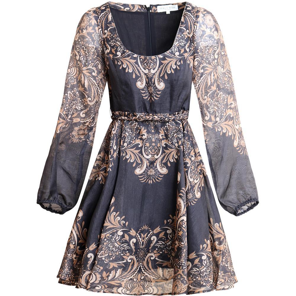 Aspyn Short Dress Black