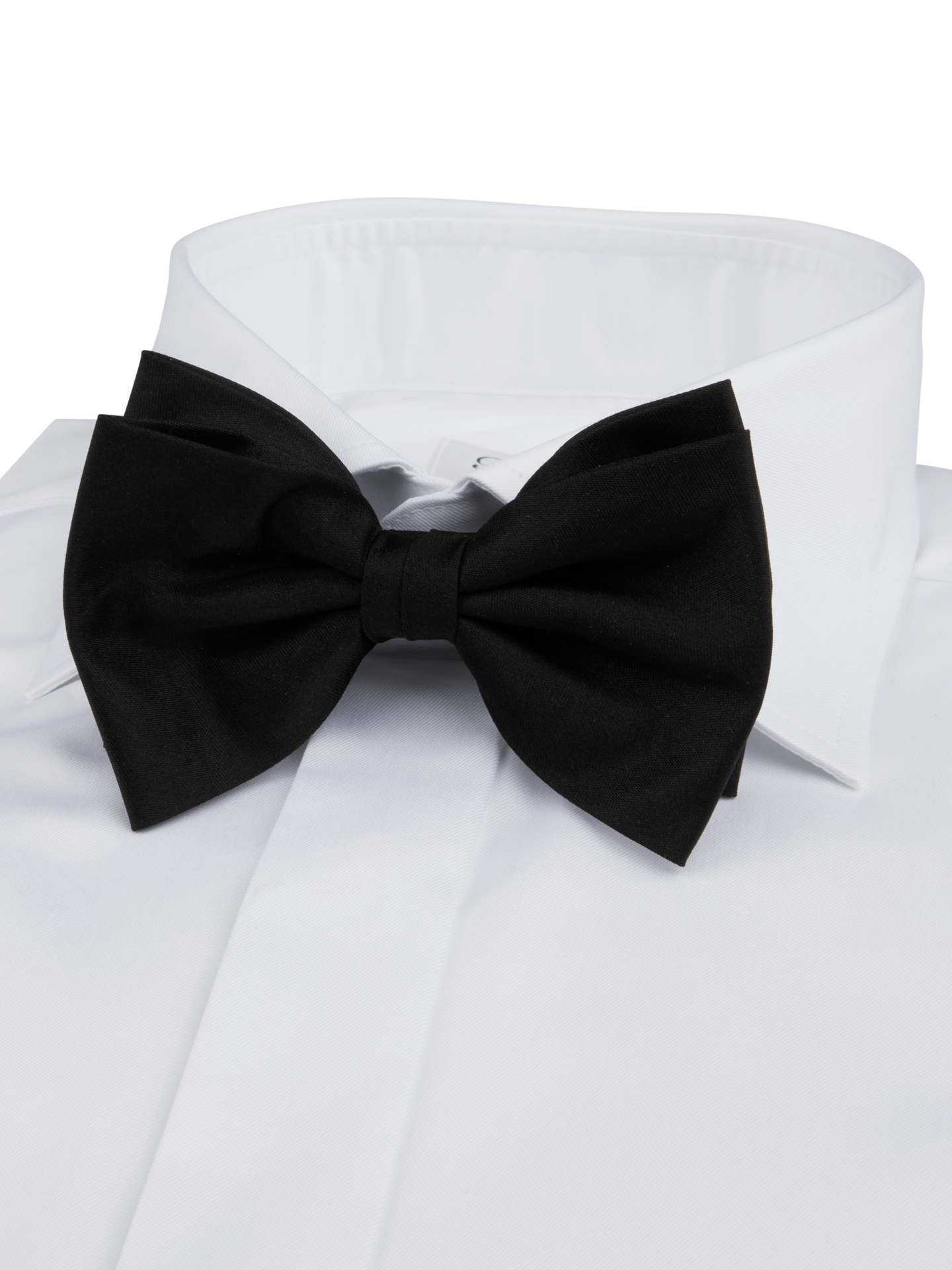 White Tuxedo Shirt, Fitted Body, XL-Sleeves