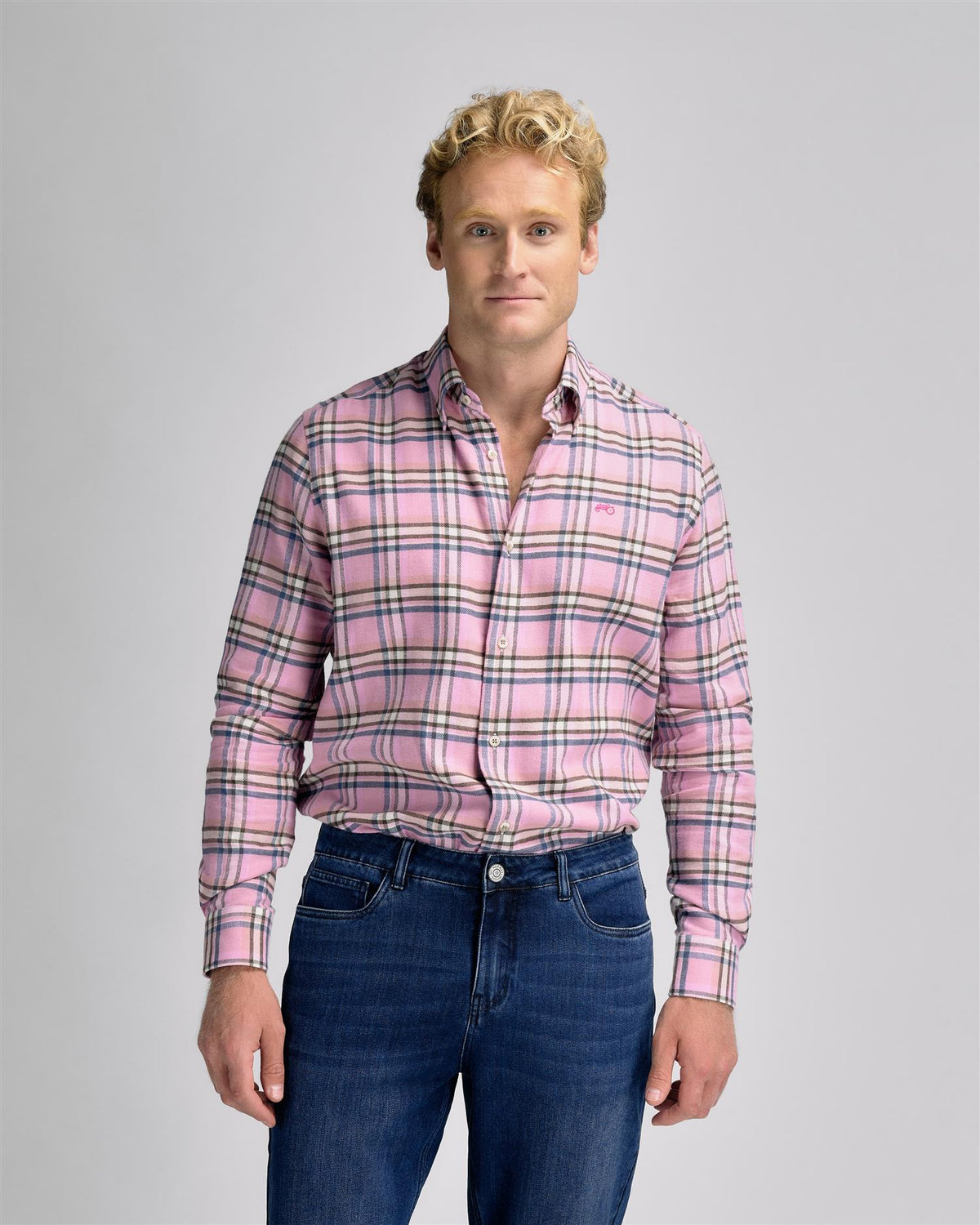 Bold Check Pink