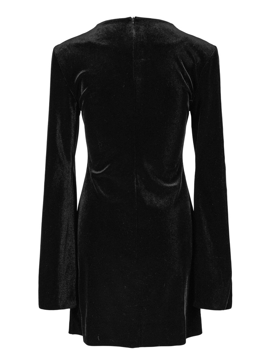 Nova Velour Dress Black