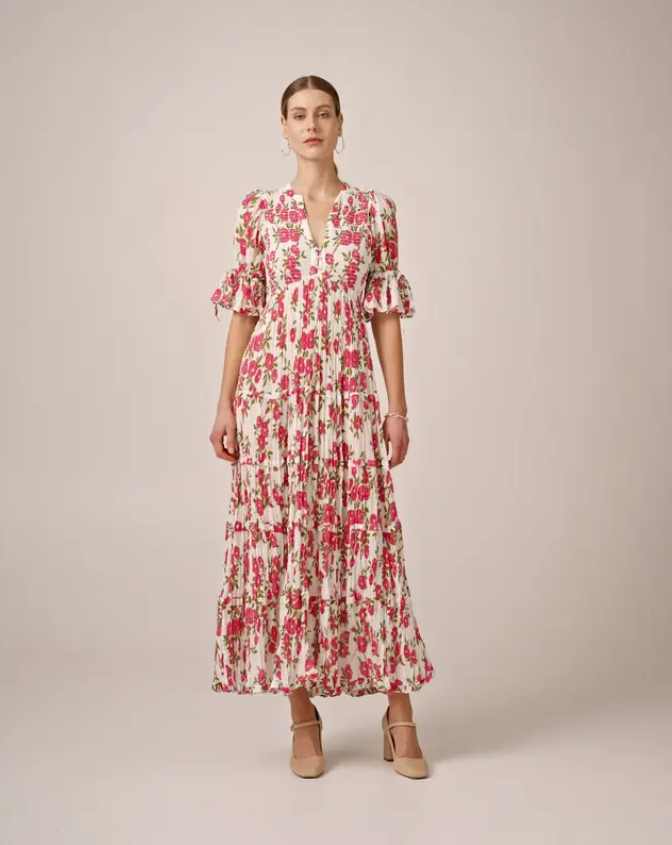 Bohemian Relaxed Dress PF25 Pink Meadow