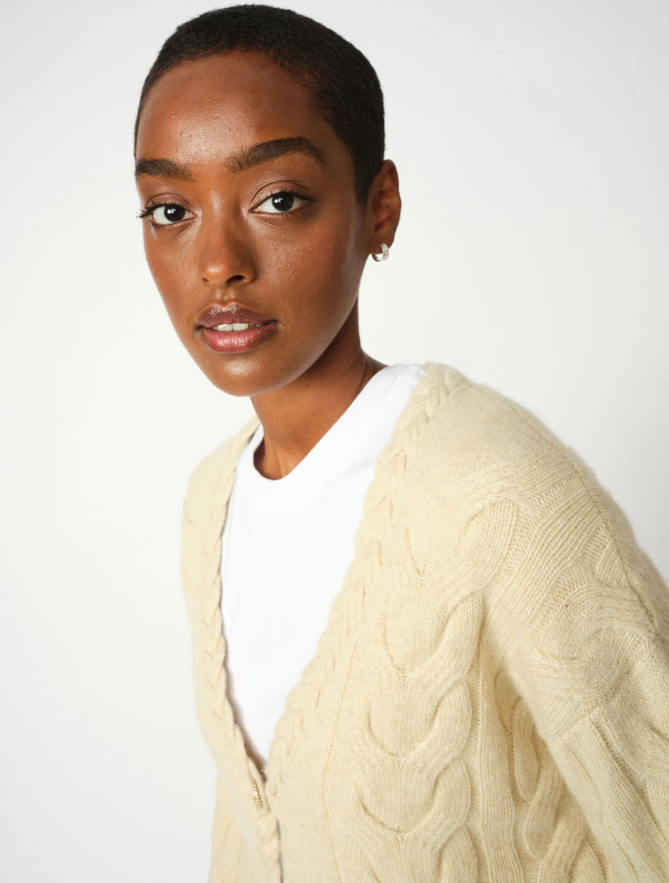 MMOttilie Knit Cardigan Boulder