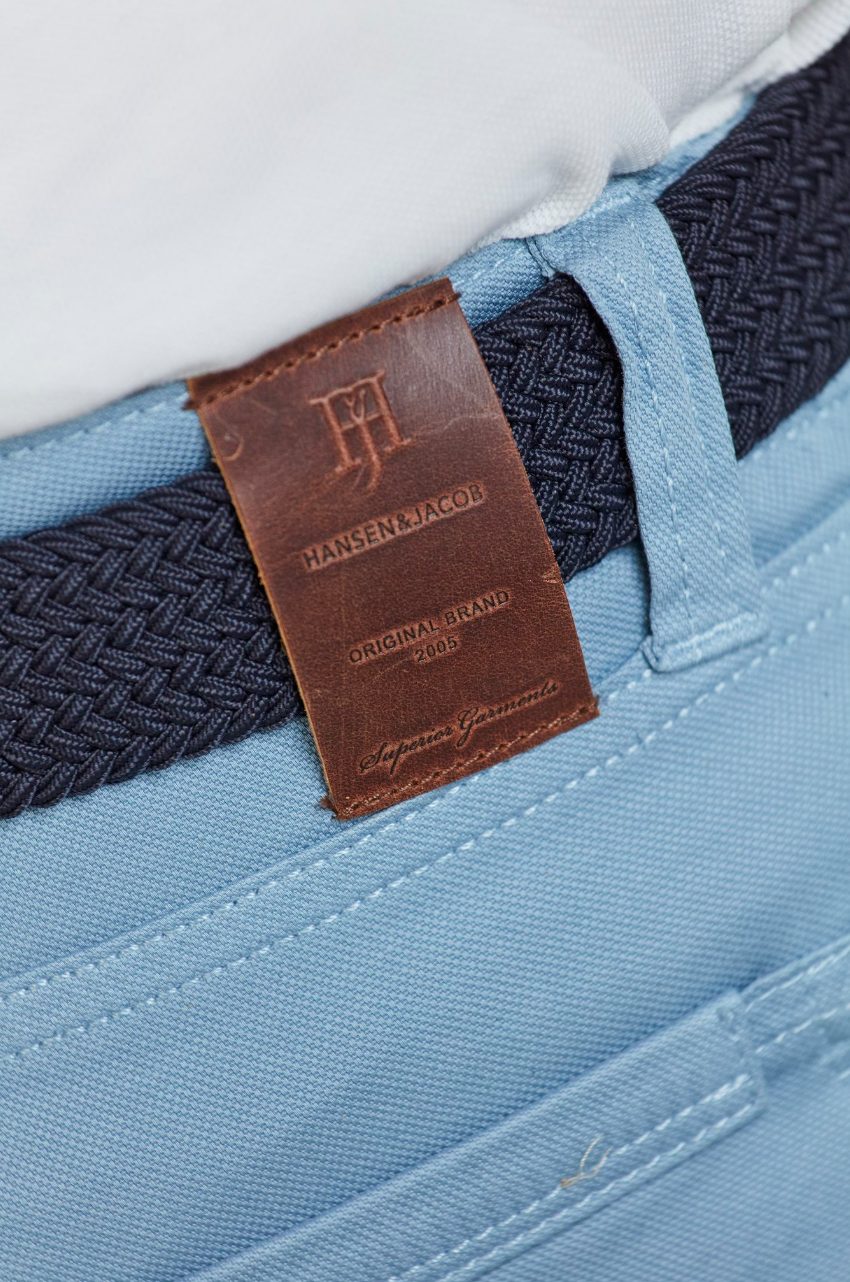 5-PKT Pan Oxford Shorts Blue