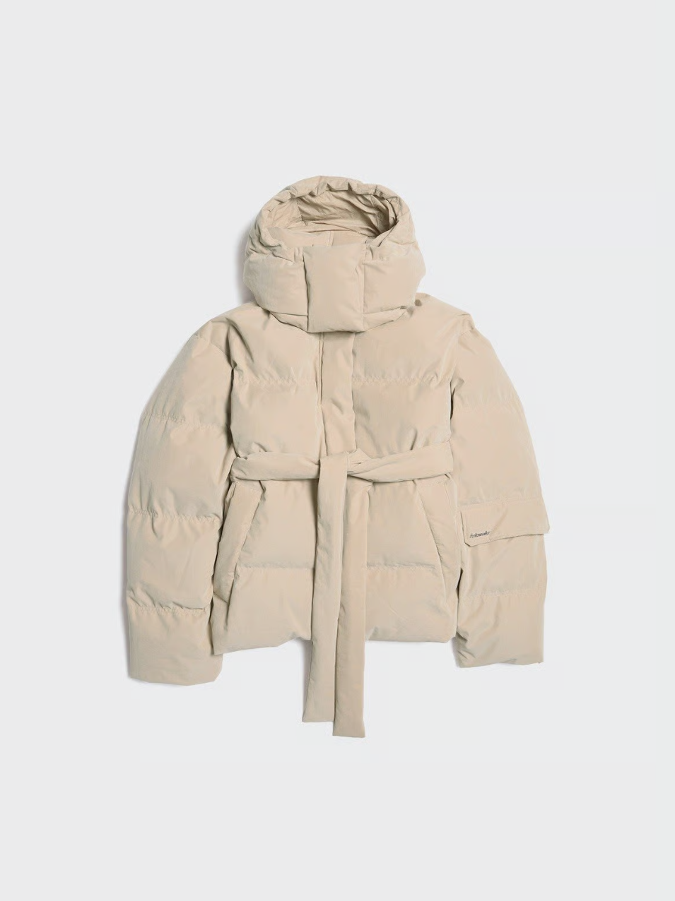 Steilia Brushed Down Jacket Beige