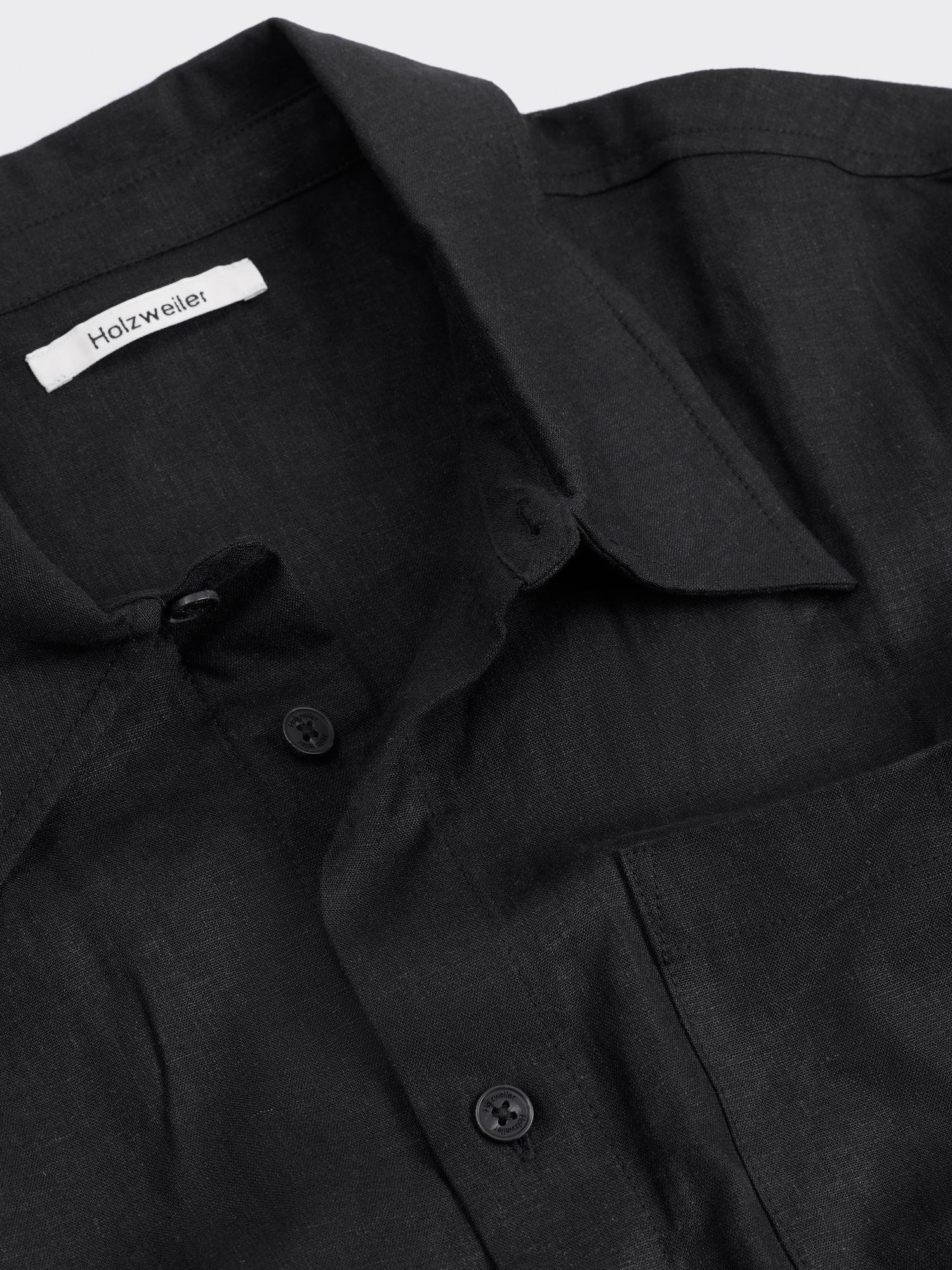 Pier Linen Shirt Black