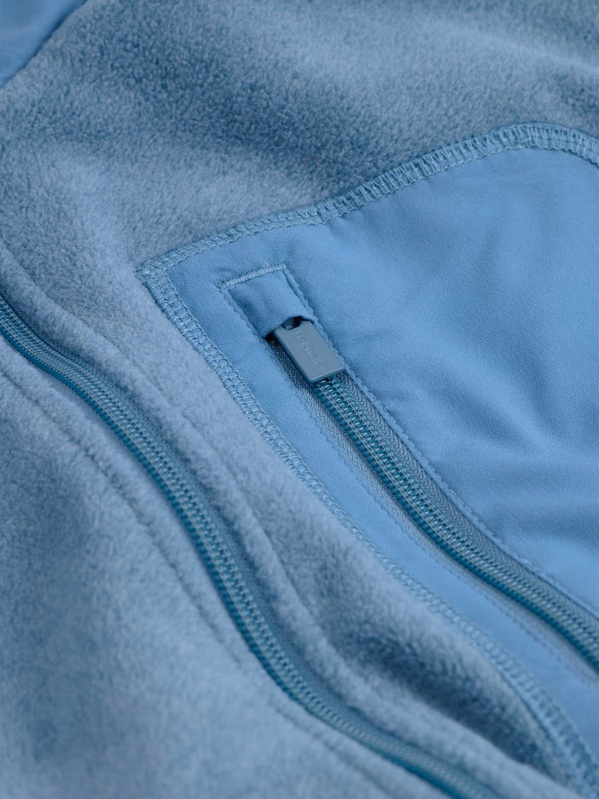 Regular Fleece Vest Dusty Blue