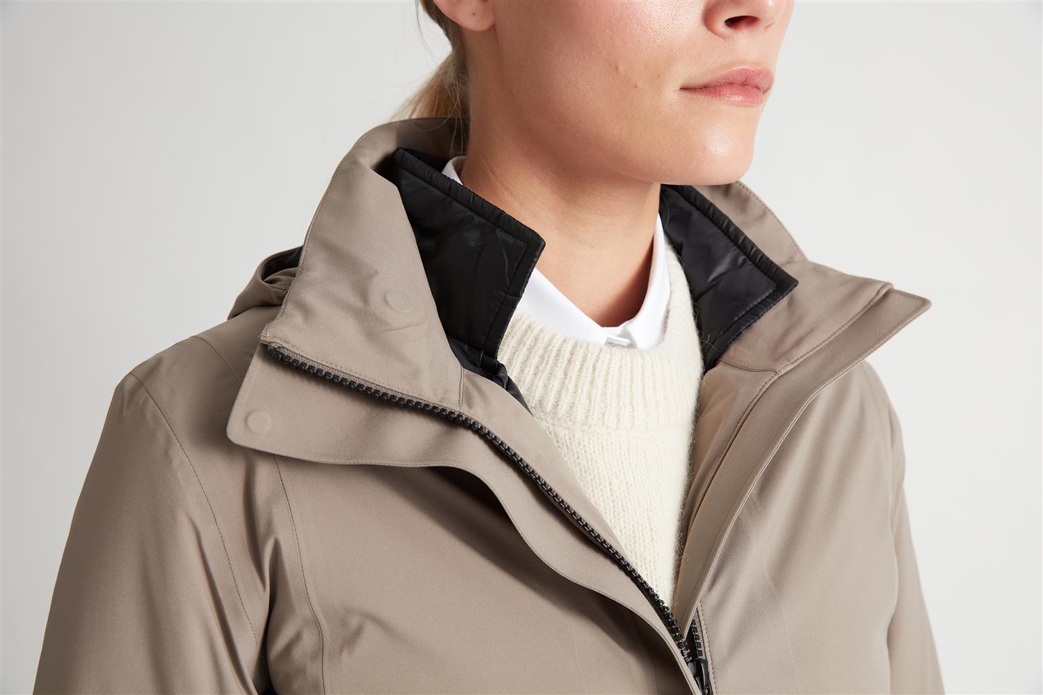 W NOVA COAT Driftwood