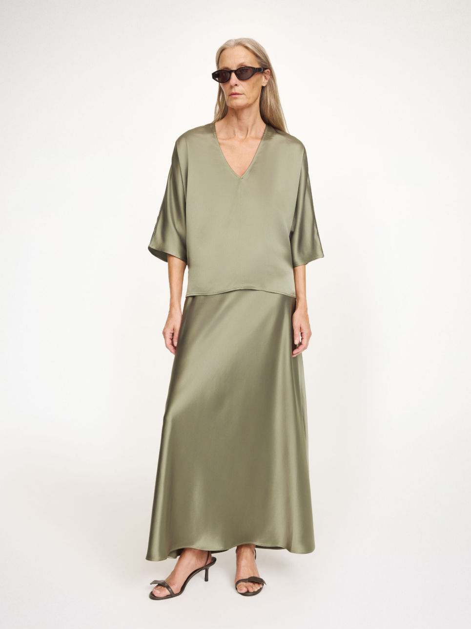 Lucia Top Deep Lichen Green