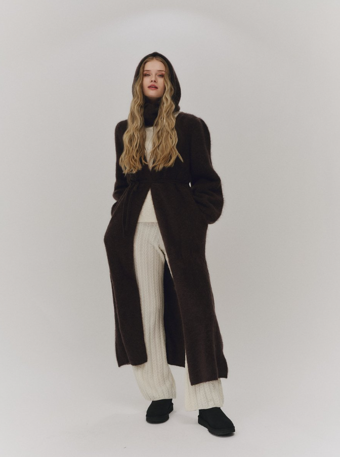 Kajsa Chunky Balaclava Dark Brown