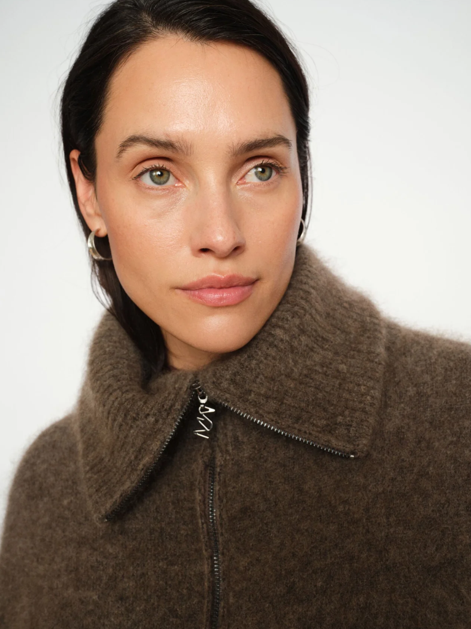 Mmhulda Knit Zip Cardigan Bracken