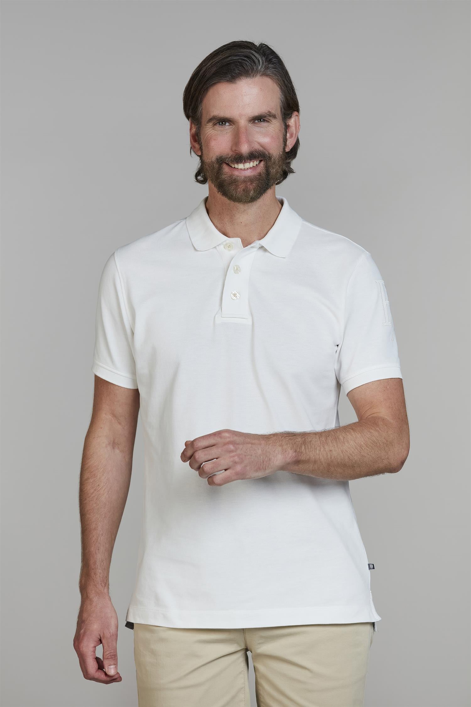 Rough Style Polo White