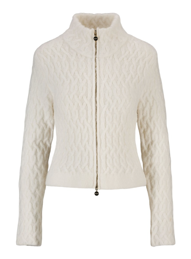 Nelly Alpaca cardigan Ivory
