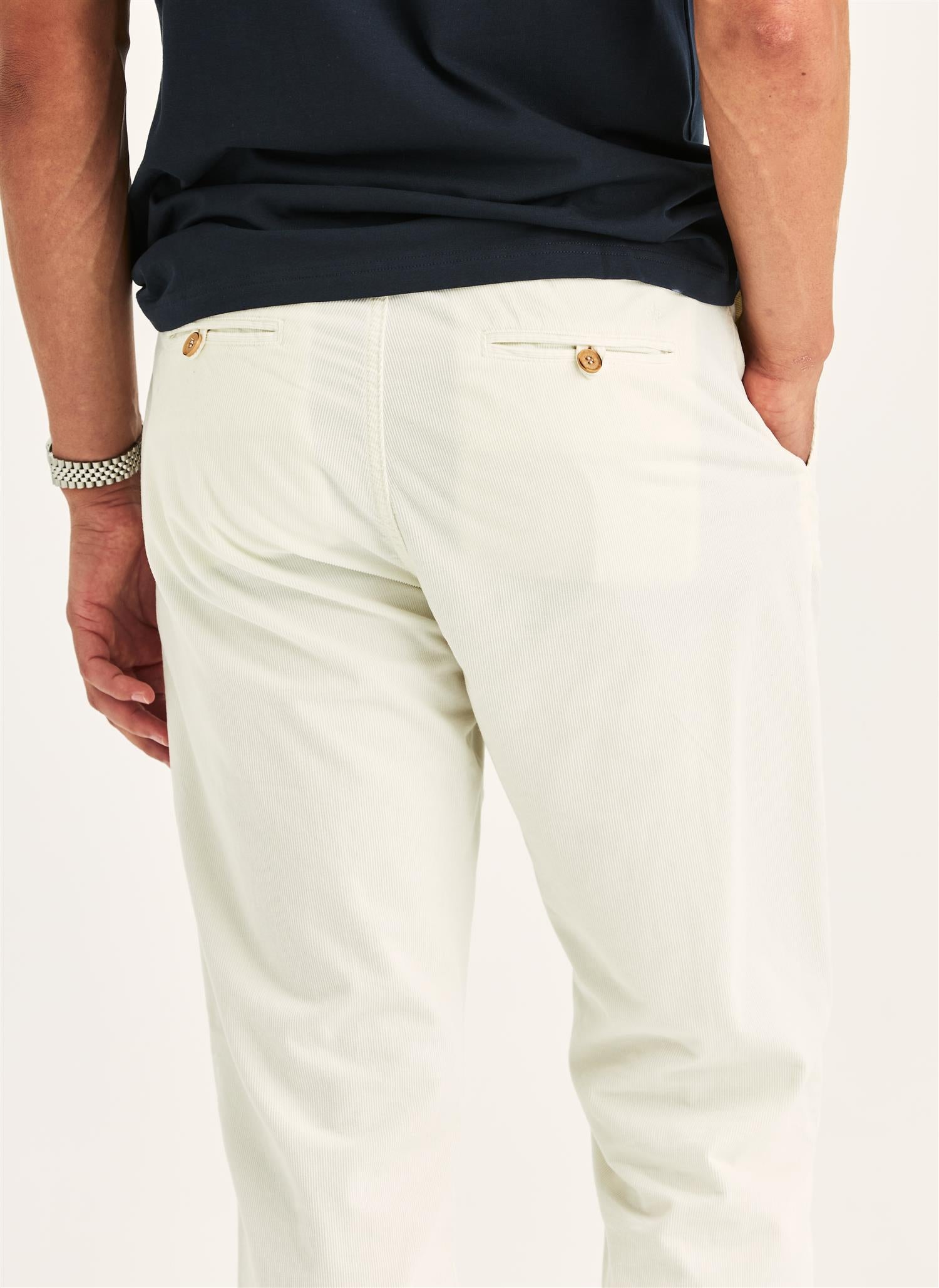 Fenix Summer Cord Trouser Off Whie