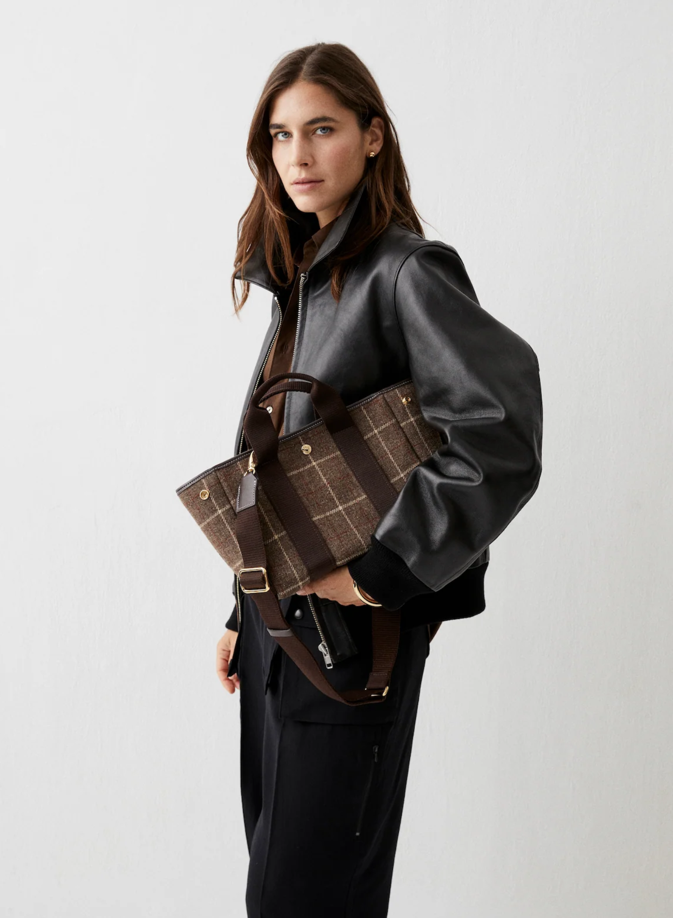 Traversèe S Hunting Tweed 02 Brown