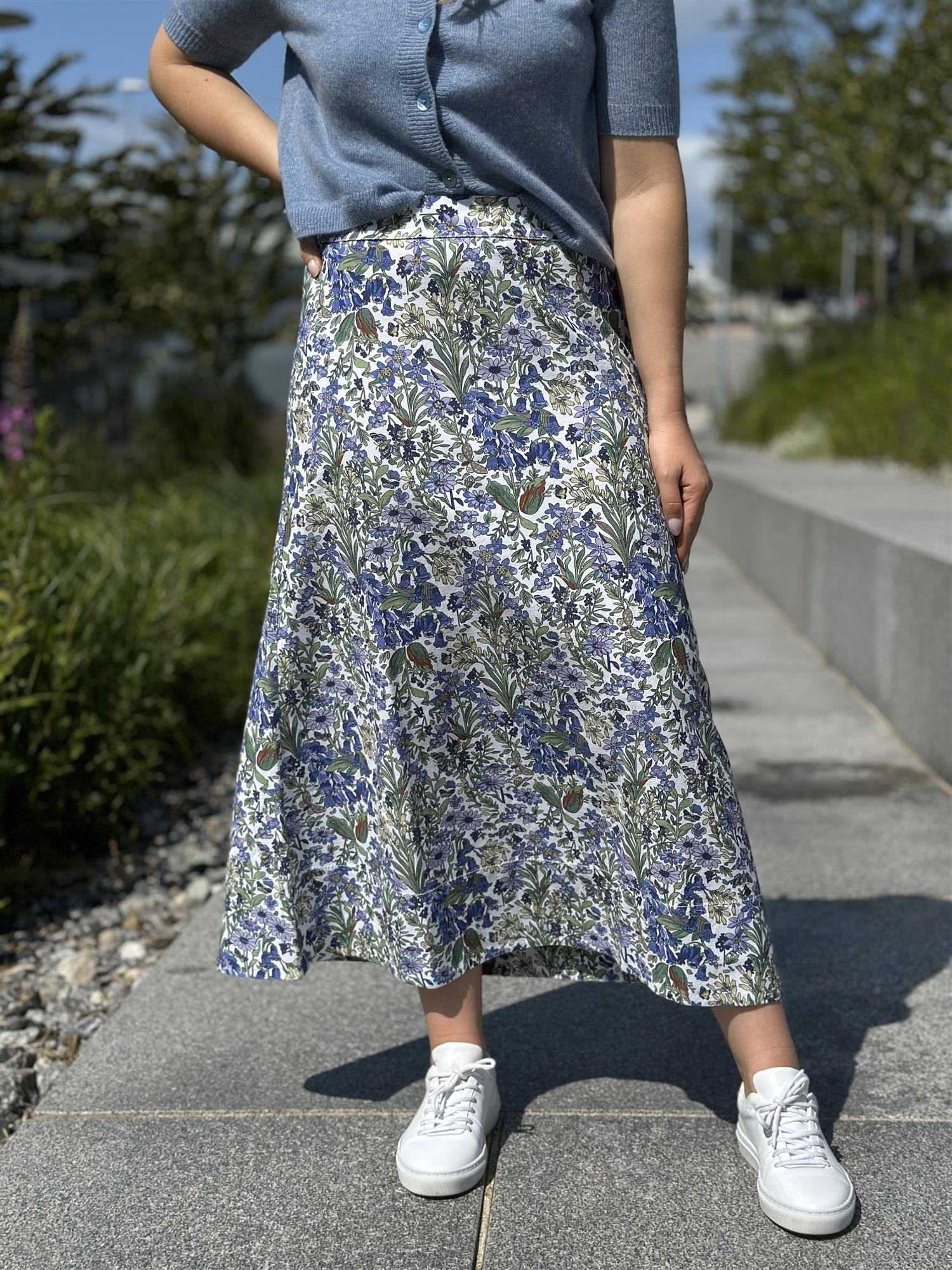Linen Skirt Flora