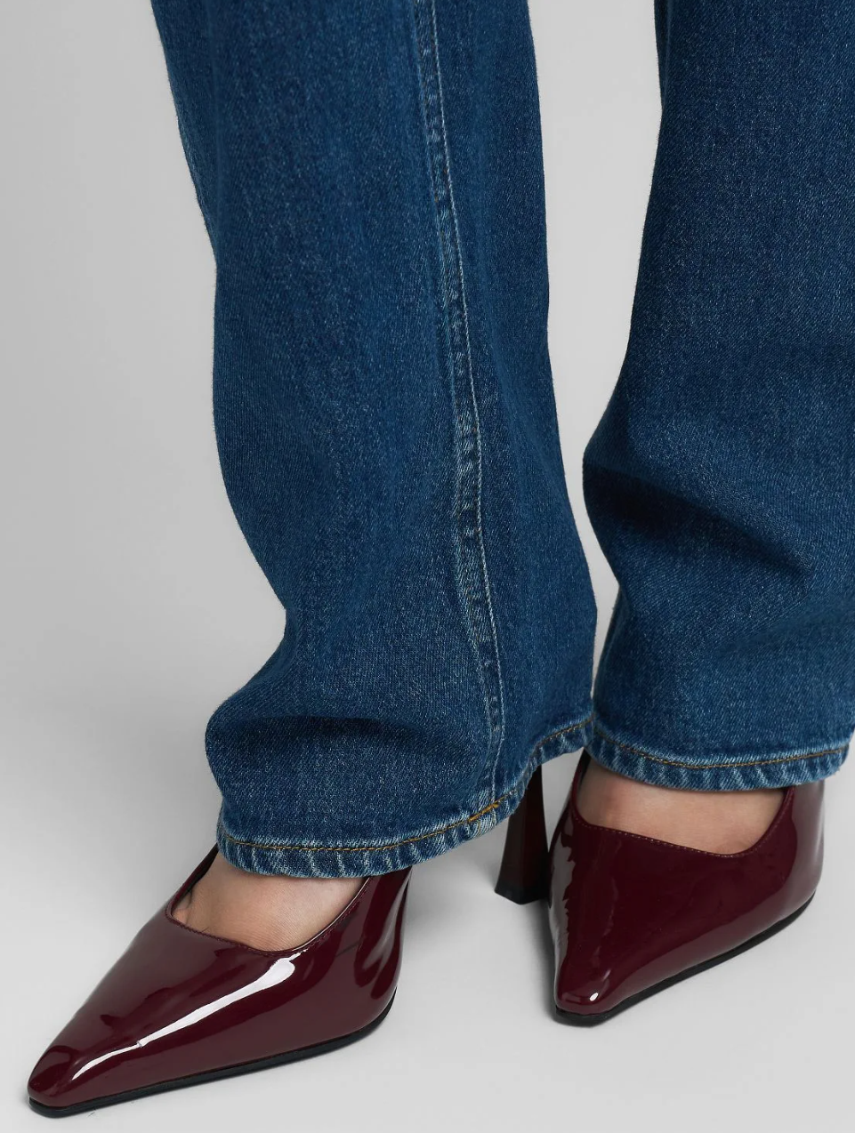 Akeme Straight-Fit Dark Blue