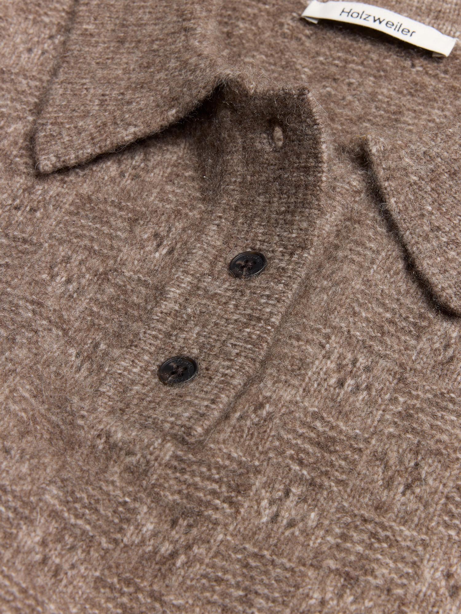 Jackie Polo Sweater Taupe