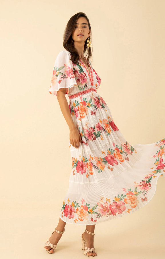 Angie Long Dress Ivory