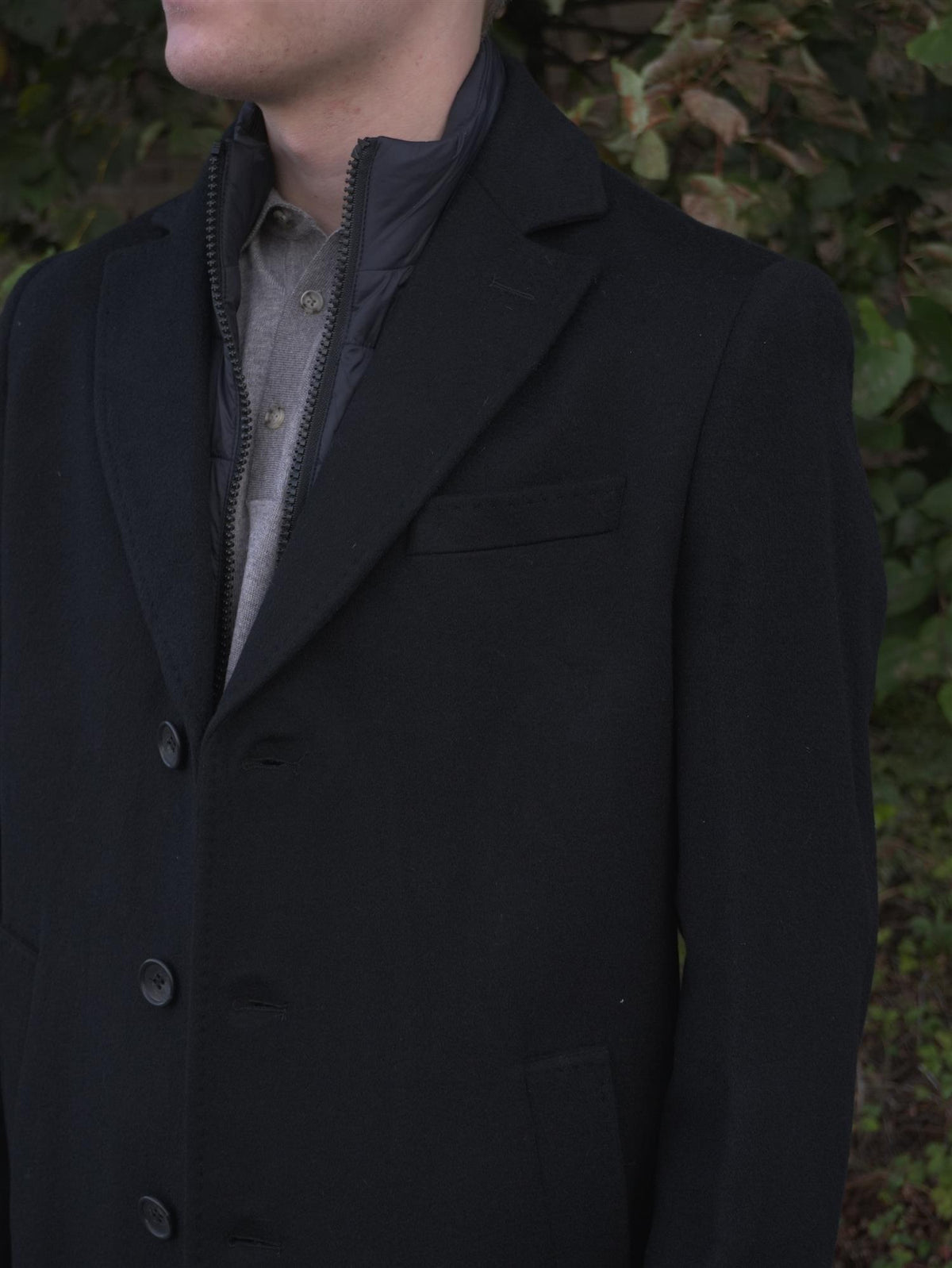 Sultan Tech Cashmere Coat Black