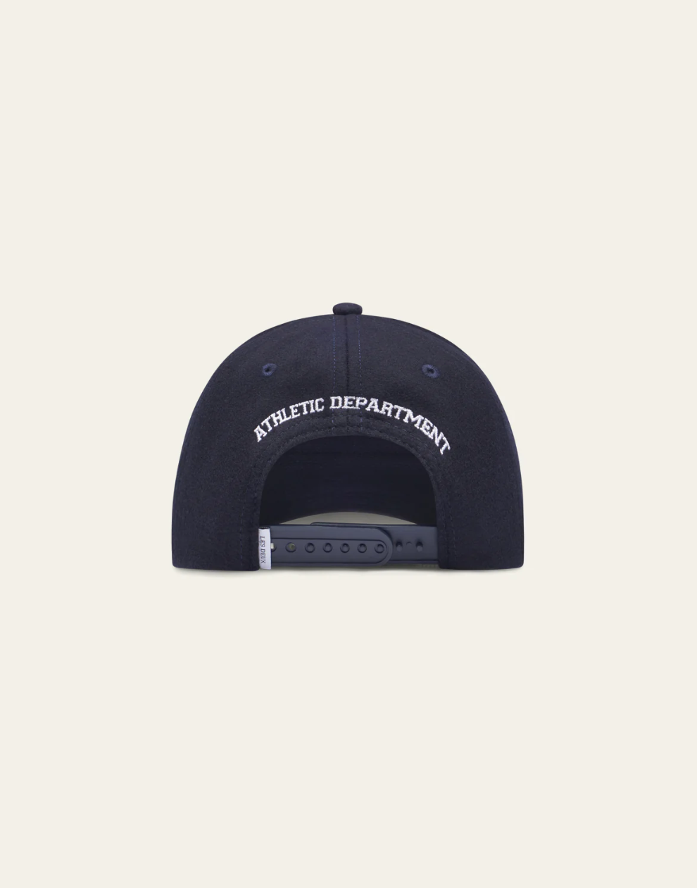 Les Deux Wool Baseball Cap Dark Navy