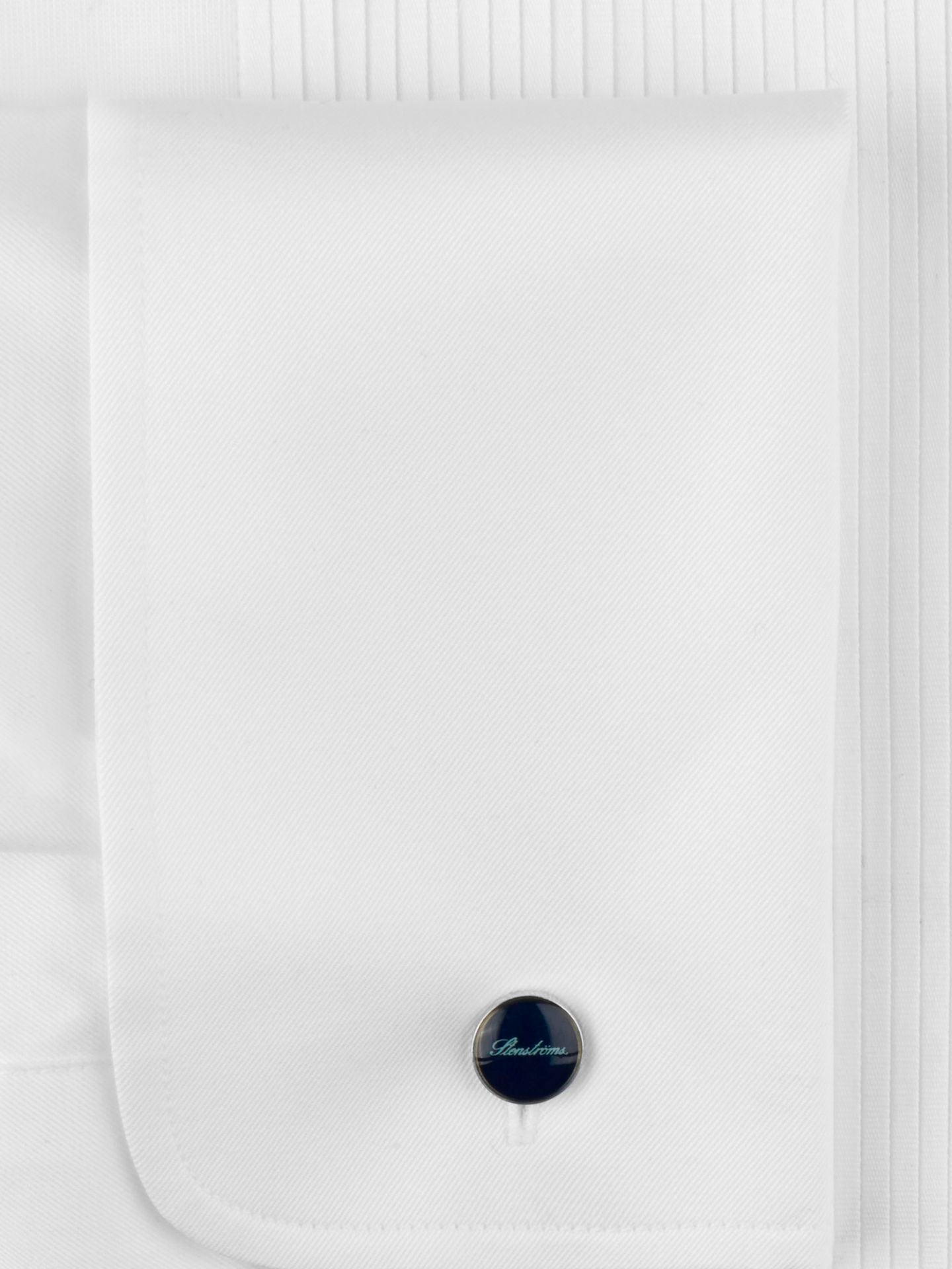 White Regular Tuxedo Shirt French Cuff