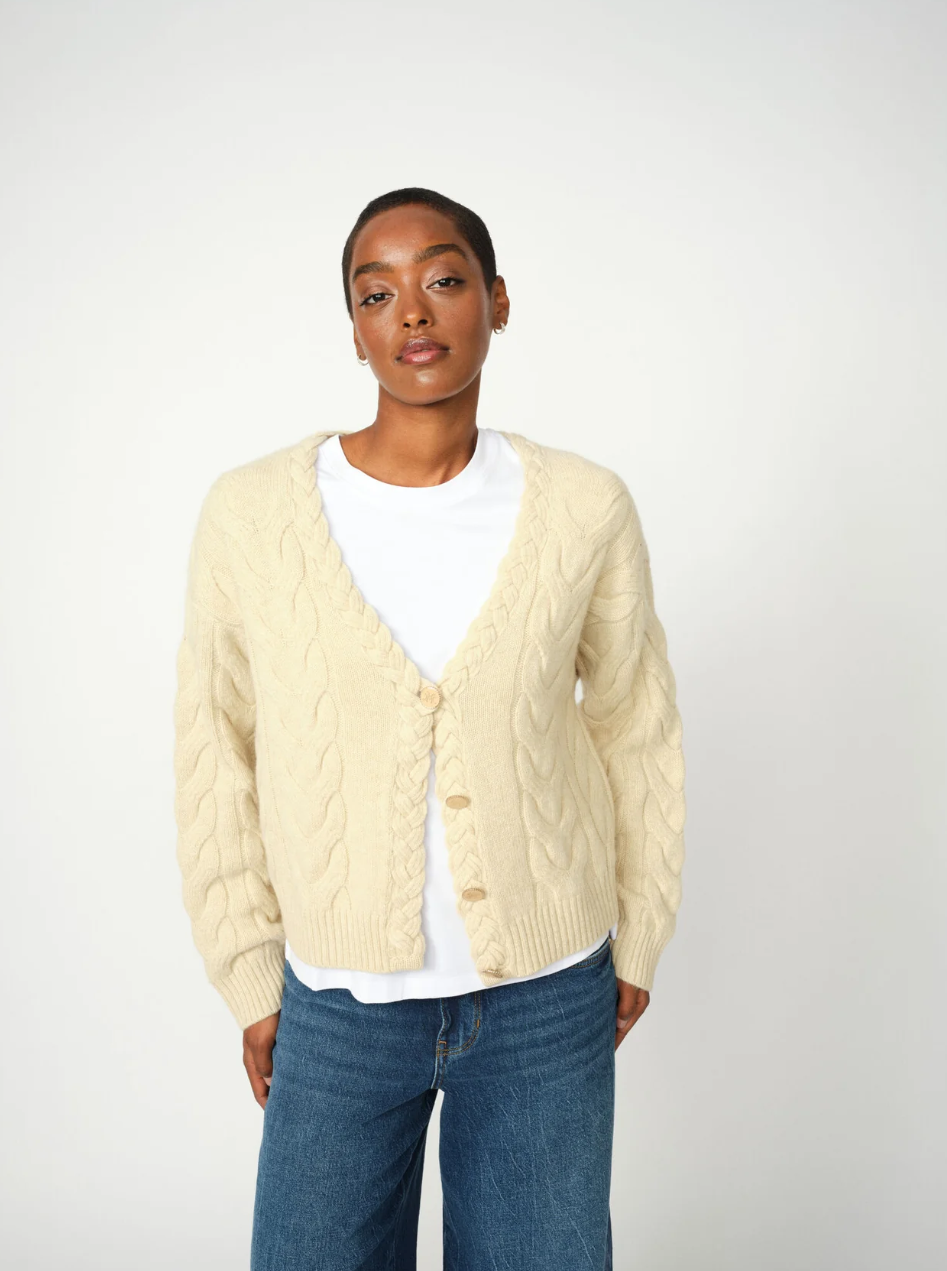 MMOttilie Knit Cardigan Boulder